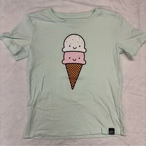 Whistle and Flute Kids Ice‎ Cream Graphic Tee Size 7-8